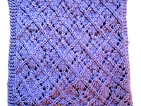 Fuzzy Logic Monochrome Argyle Knitting Pattern
